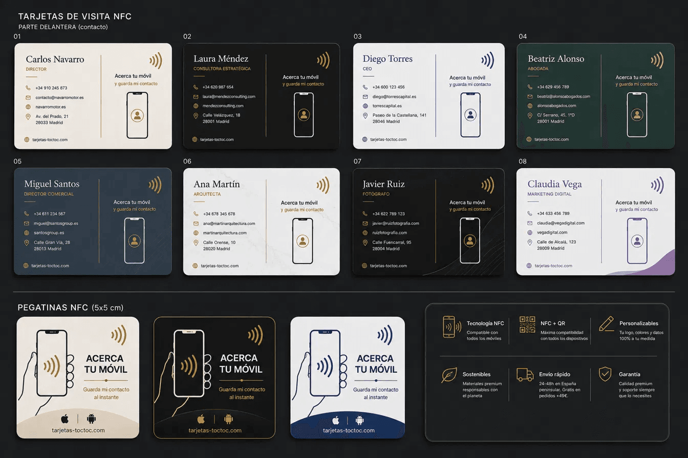 Catalogo de tarjetas y pegatinas BOTEC